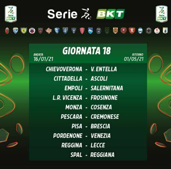 calendario Serie B
